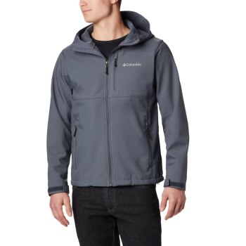 Columbia Muške Jakne - Ascender Hooded Softshell Tamno Sive | QHIS-36790